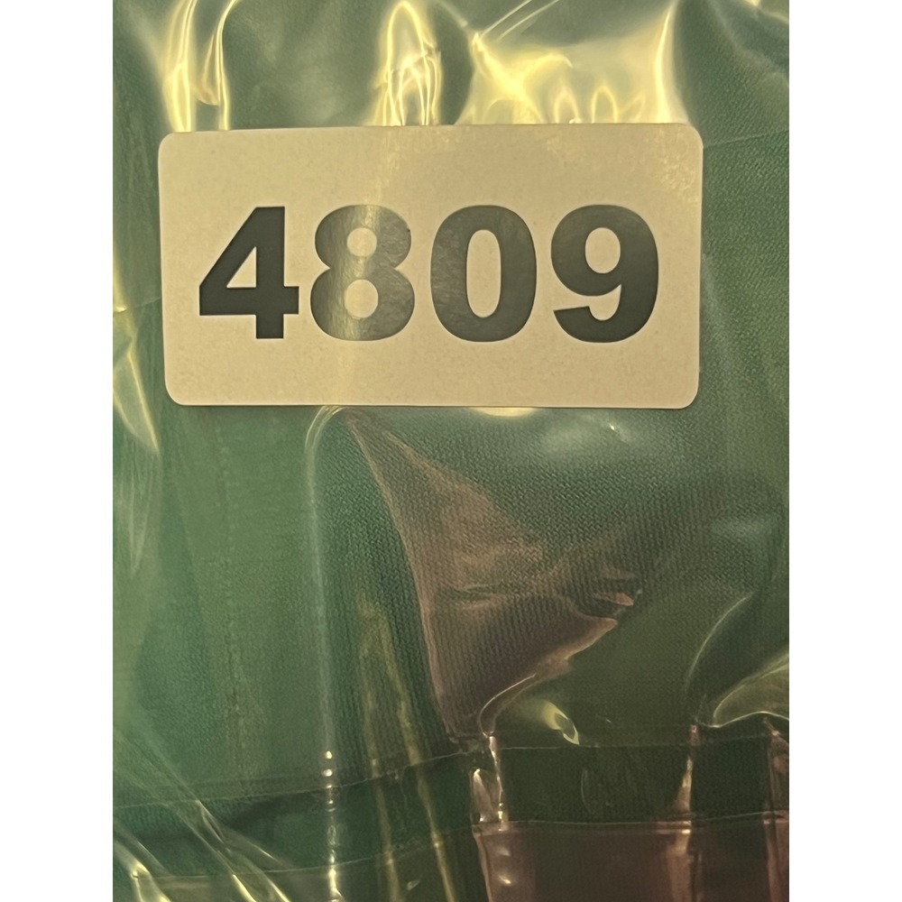 Calvin‎ Klein Shift Dress Womens 6 Green Gold Chain Detail Sleeveless V-Neckline - Picture 10 of 10